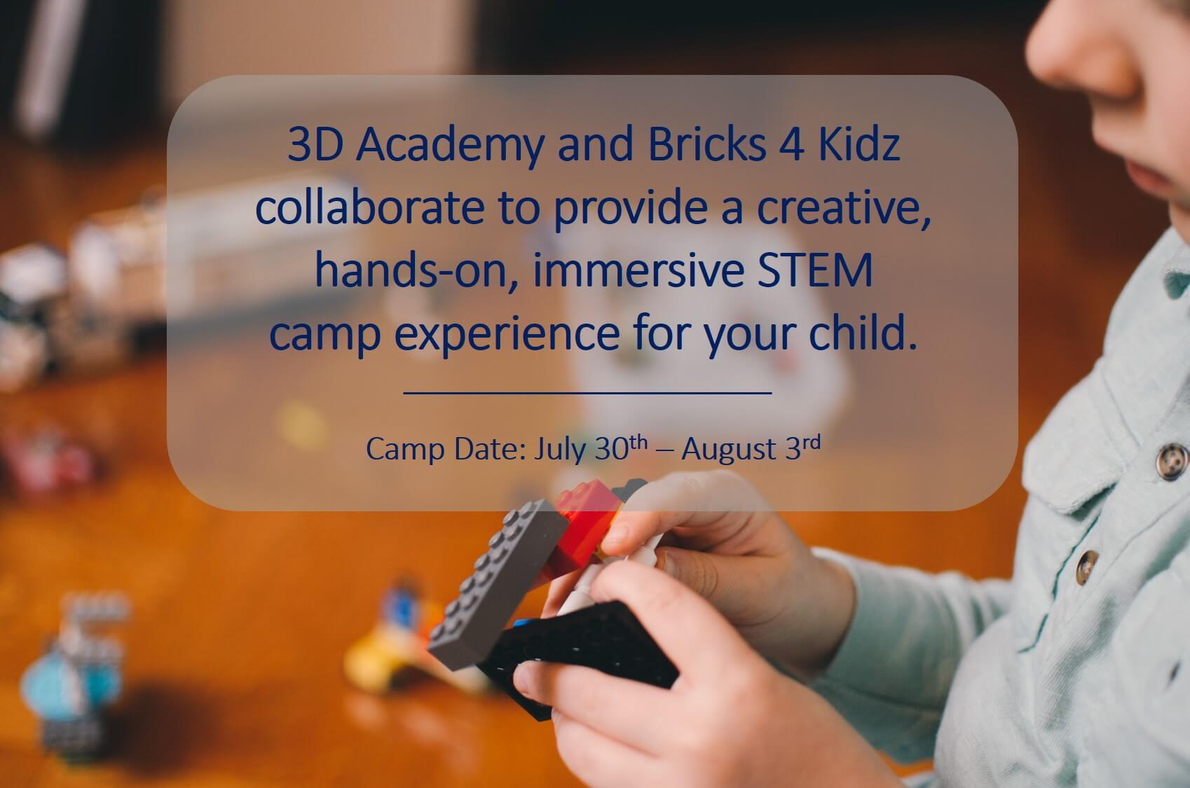 3D Academy, STEM Enrichment Camp, 3D Innovations, STEM, engineering, education