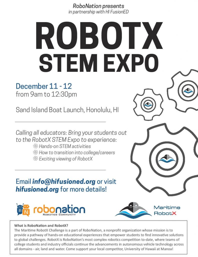3D Academy will be an exhibitor at RobotX STEM Expo 2018