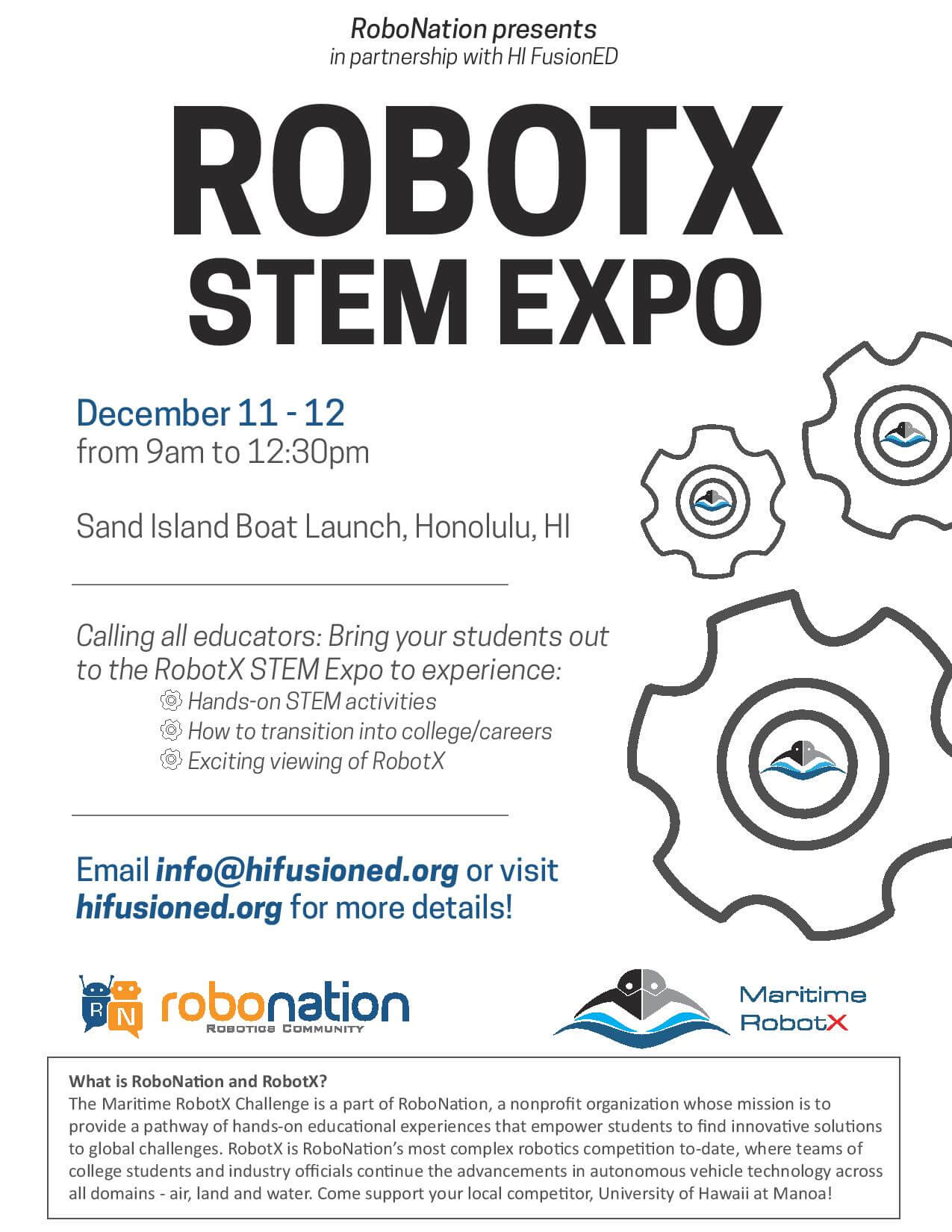 3D Academy, 3D Innovations, RobotX STEM Expo, Hawaii